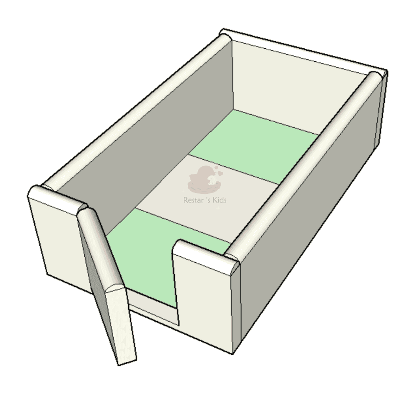 คอกกั้นเด็กRestar รุ่นOriginal (Plus)  ขนาด 3.5 ฟุต+ประตู-1