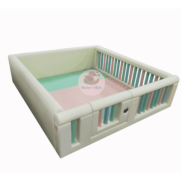 คอกกั้นRestarรุ่นBar2-3ด้าน คอกกั้น (Plus) ขนาด 6 ฟุต +ประตู-1