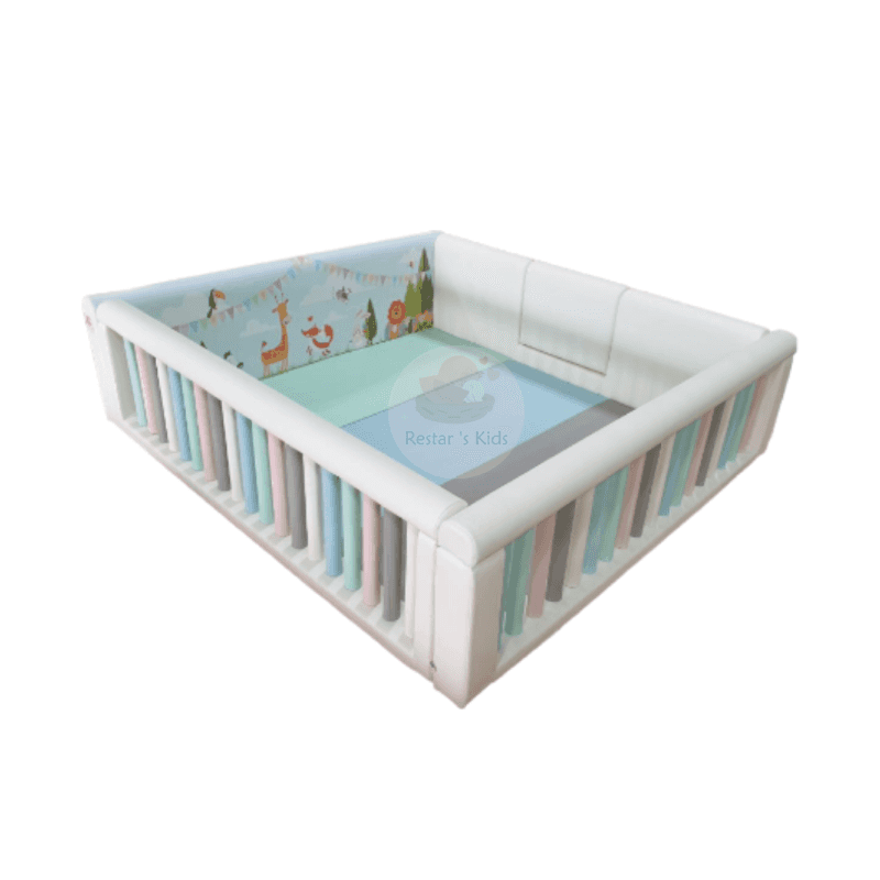 คอกกั้นRestarรุ่นBar2-3ด้าน คอกกั้น (Plus) ขนาด 5 ฟุต +ประตู-1