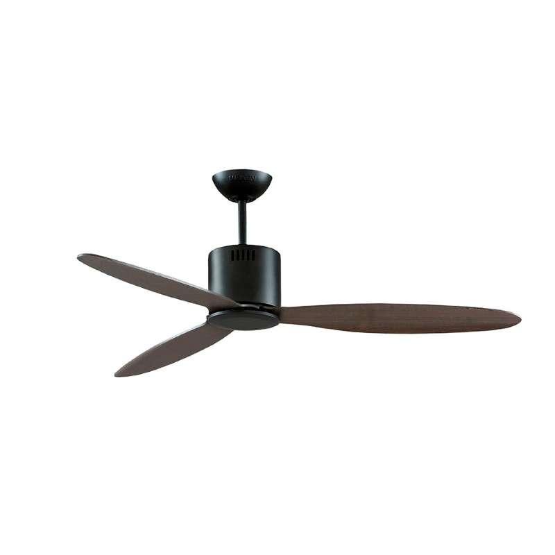 พัดลมเพดานใบพัดไม้อัด รุ่น CAN WOOD 52นิ้ว DR  สีดำ/วอลนัท พร้อมรีโมท-1