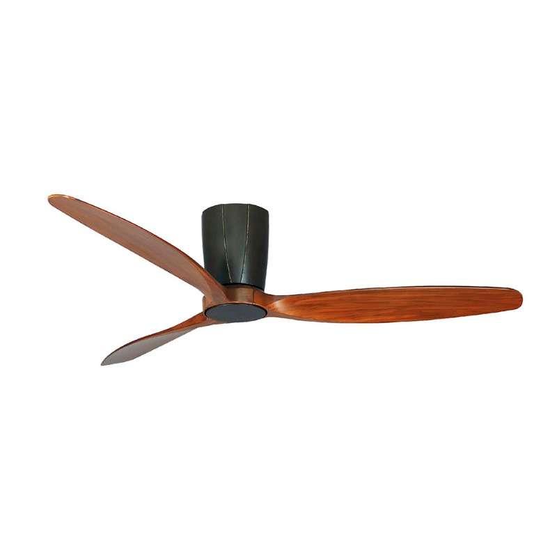 พัดลมเพดานใบพัดเรซิ่น รุ่น METRO 52นิ้ว สีน้ำตาลดำ พร้อมรีโมท-1