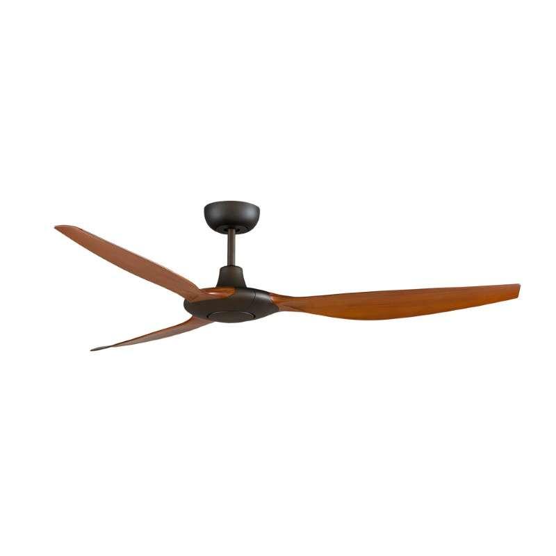 พัดลมเพดานใบพัดเรซิ่น รุ่น THIN 60นิ้ว สีน้ำตาลดำ/วอลนัท พร้อมรีโมท-1