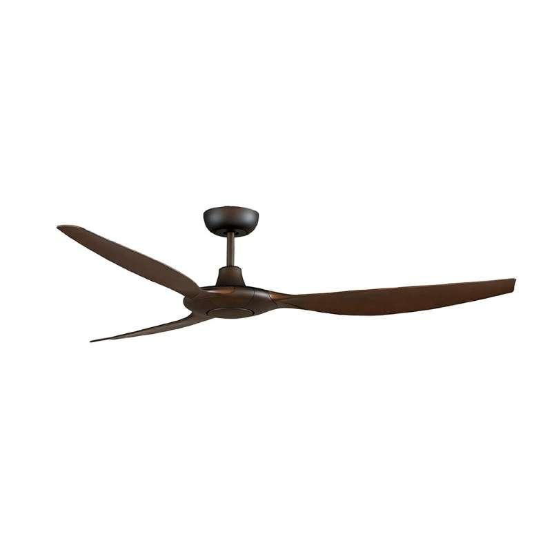 พัดลมเพดานใบพัดเรซิ่น รุ่น THIN 60นิ้ว สีน้ำตาลดำ พร้อมรีโมท-1