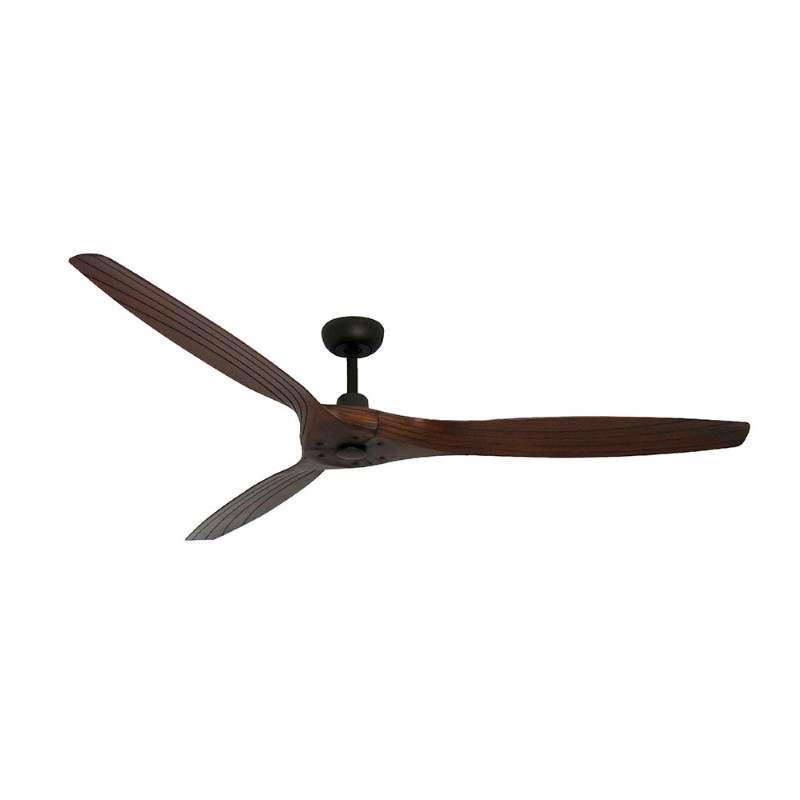 พัดลมเพดานใบพัดพลาสติก รุ่น SINEL 60นิ้ว สีน้ำตาลดำ/วอลนัท พร้อมรีโมท-1