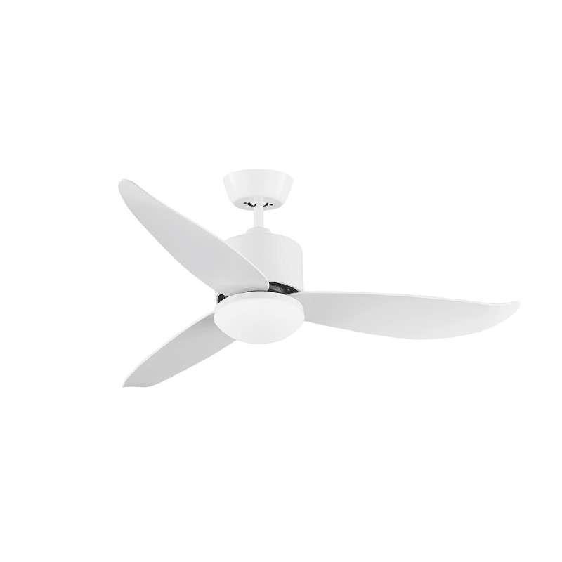 พัดลมเพดานใบพัดพลาสติก มีไฟ LED 18W รุ่น SEABIRD OD 46นิ้ว สีขาว พร้อมรีโมท-1