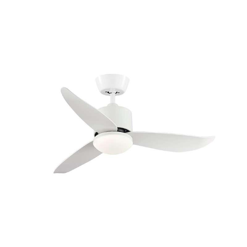 พัดลมเพดานใบพัดพลาสติก มีไฟ LED 18W รุ่น SEABIRD OD 36นิ้ว สีขาว พร้อมรีโมท-1