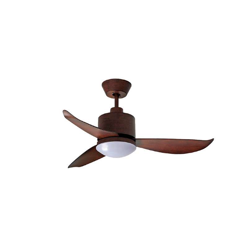 พัดลมเพดานใบพัดพลาสติก มีไฟ LED 18W รุ่น SEABIRD OD 36นิ้ว สีวอลนัท พร้อมรีโมท-1
