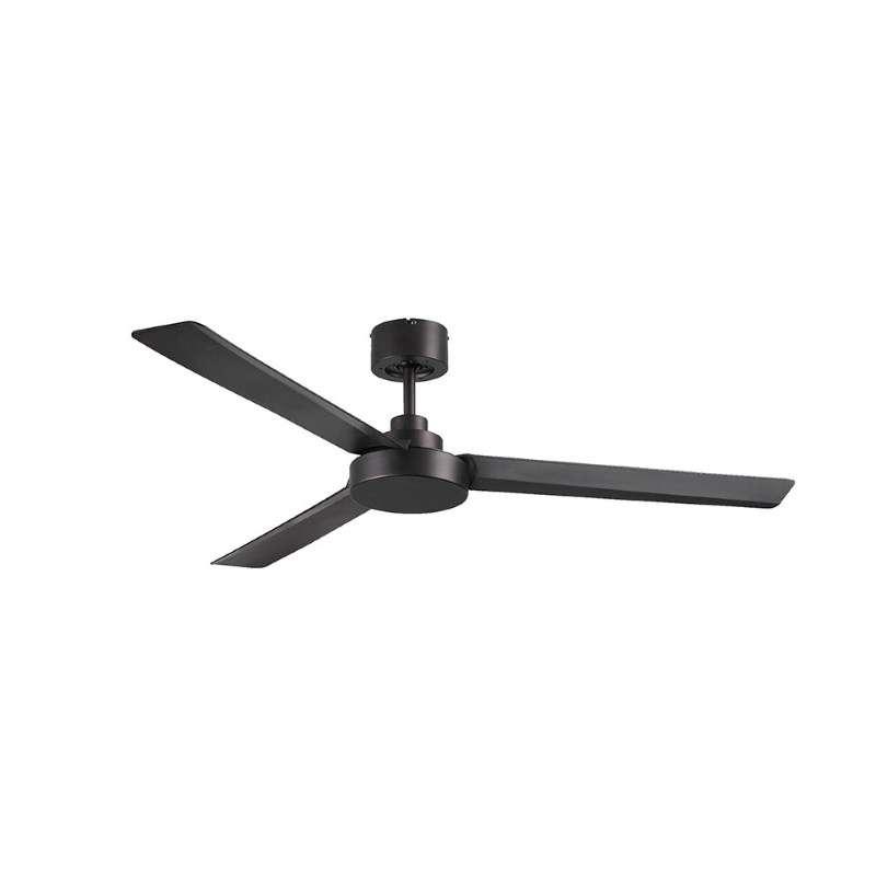 พัดลมเพดานใบพัดพลาสติก รุ่น ROTOCRAFTS 52นิ้ว สีน้ำตาลดำ พร้อมรีโมท-1