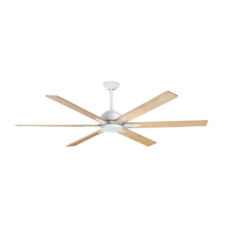 พัดลมเพดานใบพัดไม้แท้ รุ่น PLANET 72นิ้ว สีขาว/เมเปิ้ล พร้อมรีโมท-1