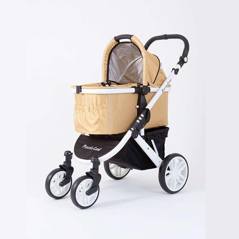 รถเข็นสำหรับสัตว์เลี้ยง Petology - Piccolocane รุ่น TANTO สีเหลือง/ดำ-1