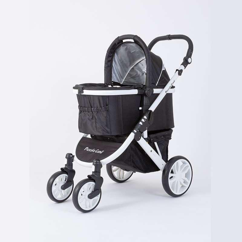 รถเข็นสำหรับสัตว์เลี้ยง Petology - Piccolocane รุ่น TANTO สีดำ-1