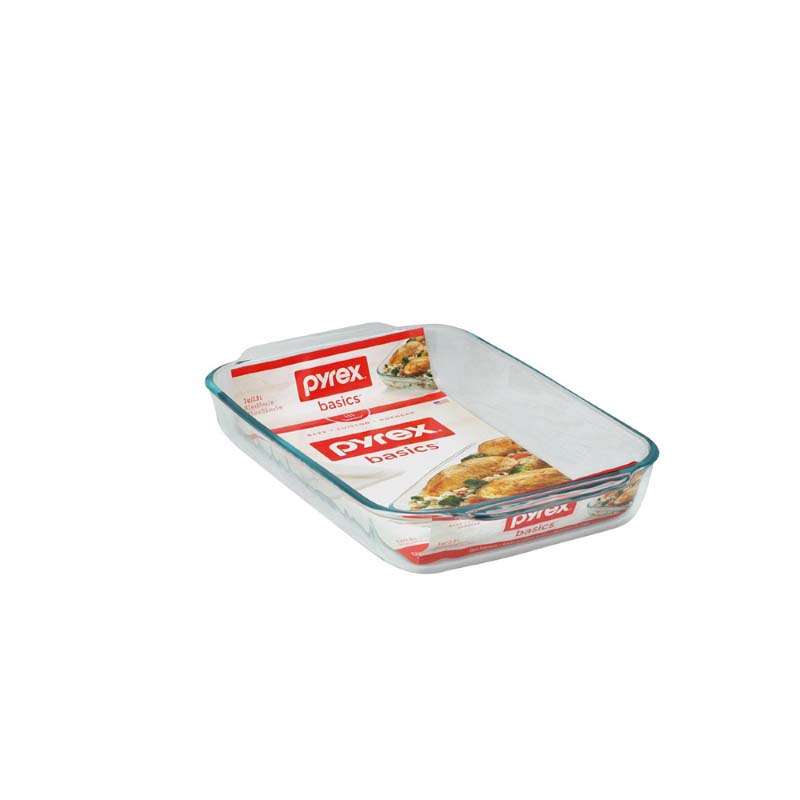 ถาดอบแก้ว Pyrex รุ่น P-00-1105397 (สีขาวใส) ขนาด 3qt/ 2.85L Oblong-1
