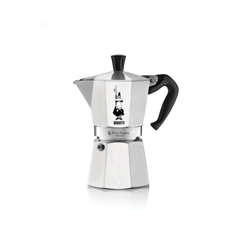 หม้อต้มกาแฟ Bialetti Moka Pot รุ่น Moka Express (โมคา เอ็กซ์เพรส) - Silver [BL-0001163] ขนาด 6 ถ้วย-1