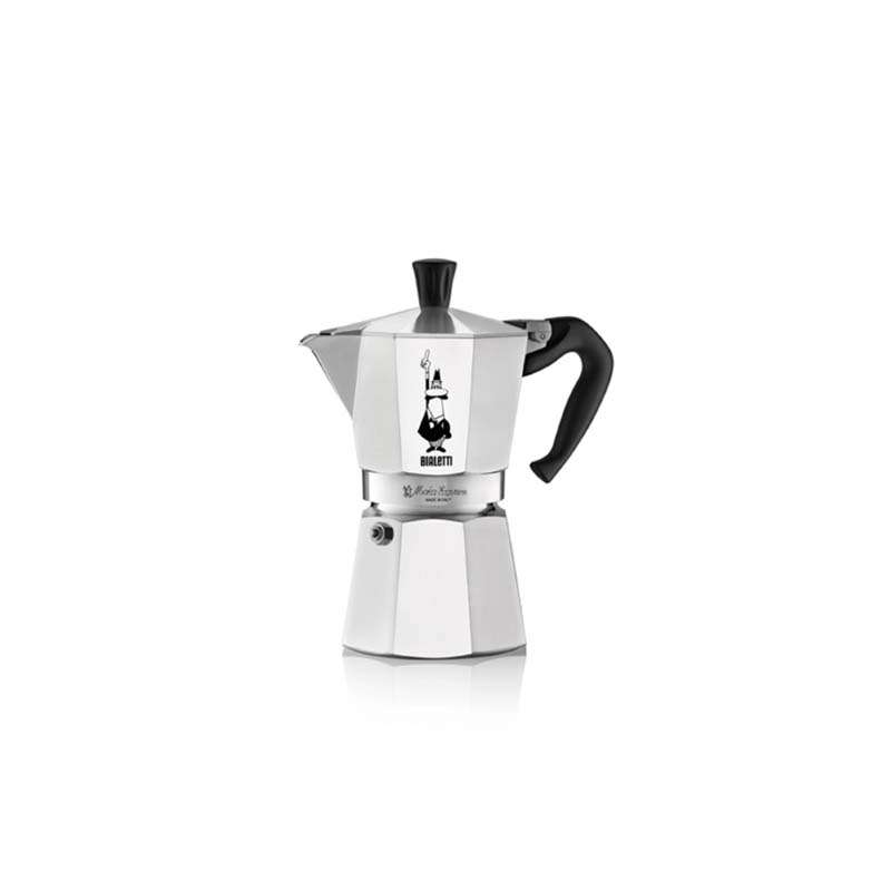 หม้อต้มกาแฟ Bialetti Moka Pot รุ่น Moka Express (โมคา เอ็กซ์เพรส) - Silver [BL-0001164] ขนาด 4 ถ้วย-1