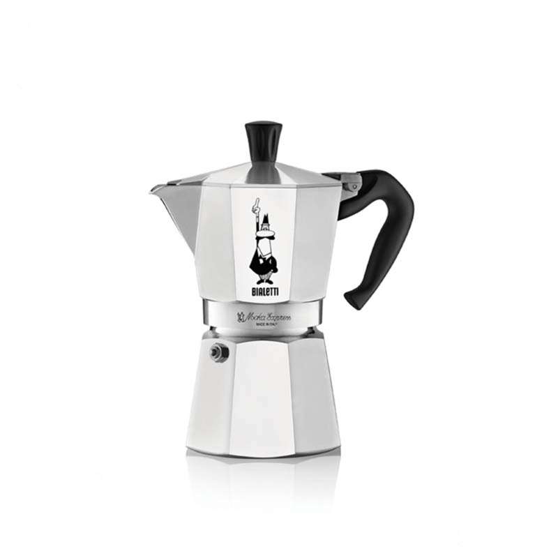 หม้อต้มกาแฟ Bialetti Moka Pot รุ่น Moka Express (โมคา เอ็กซ์เพรส) - Silver [BL-0001165] ขนาด 9 ถ้วย-1