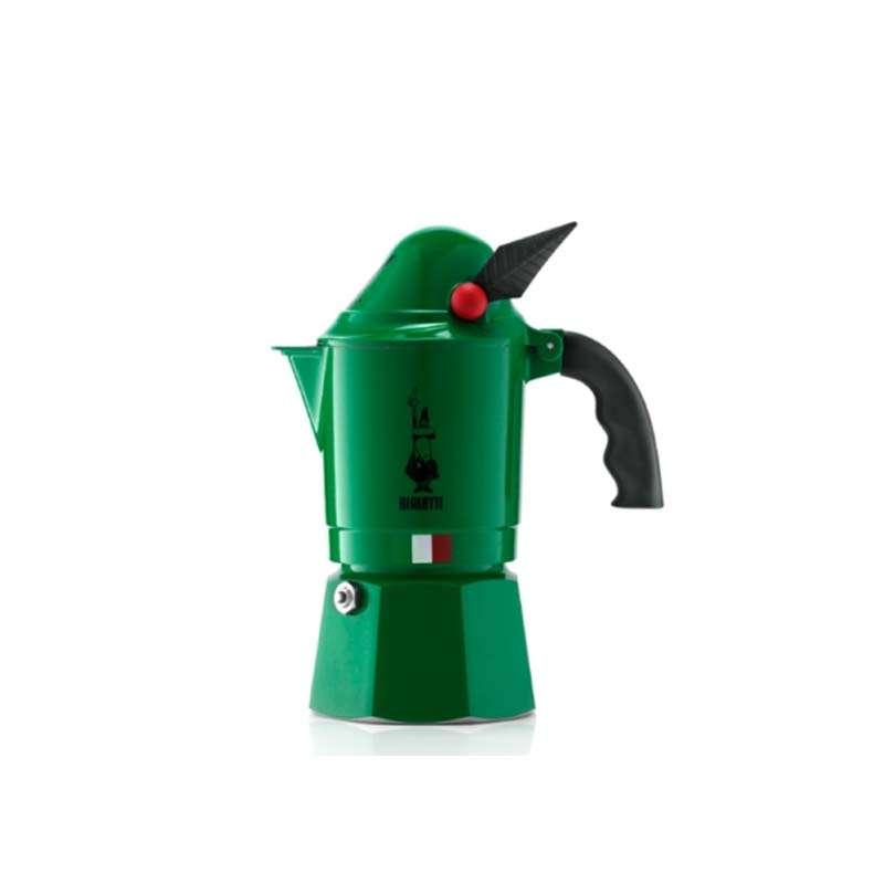 หม้อต้มกาแฟ Bialetti Moka Pot รุ่น Alpina (อัลพิน่า) - Green [BL-0002762] ขนาด 3 ถ้วย-1