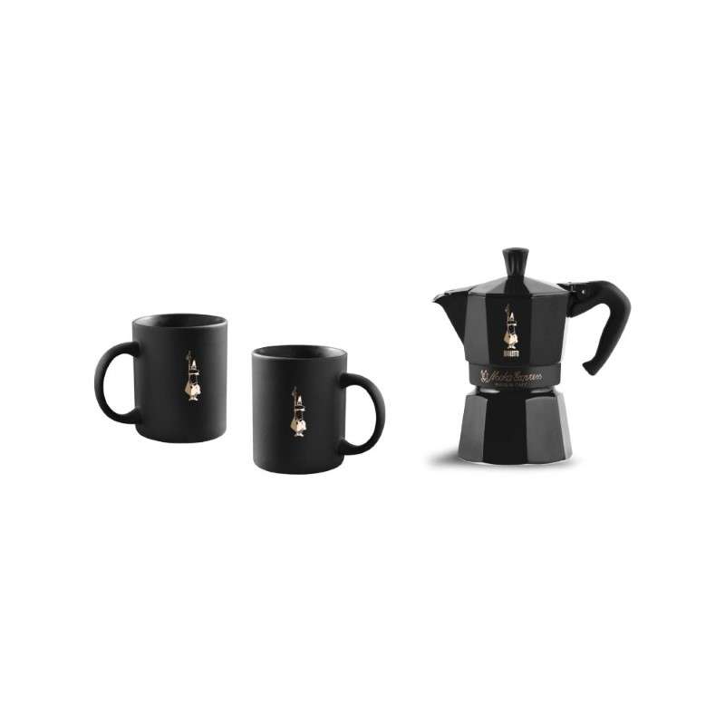 ชุดหม้อต้มกาแฟ Moka Pot รุ่น Moka Express - Black Star Edition Set [BL-0003539] ขนาด 6 ถ้วย-1