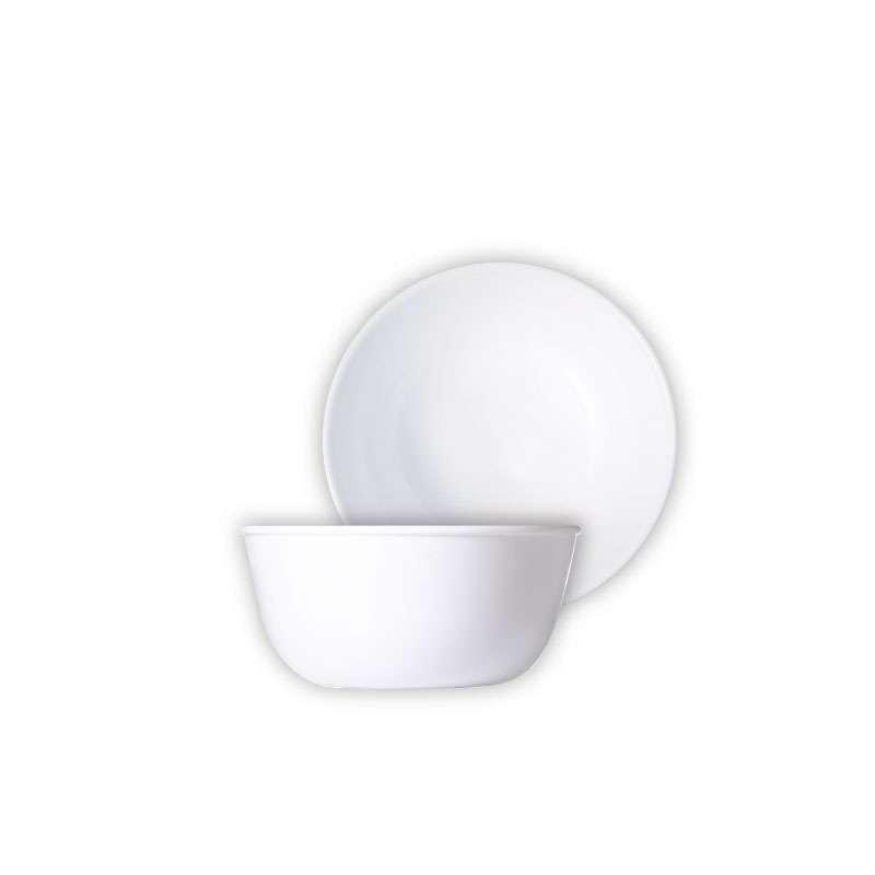 ชามก๋วยเตี๋ยว Corelle ลาย JUST WHITE สีขาว 2 ชิ้น C-03-1033320-2 ขนาด 900 ml. 6.4 นิ้ว (15.5 cm.) -1