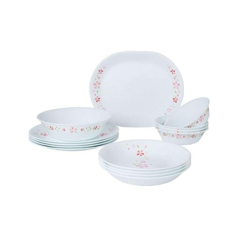 ชุดจานชาม Corelle ลาย HANAMI BLOSSOM เซต 14 ชิ้น /C-03-14-HNB-P-1