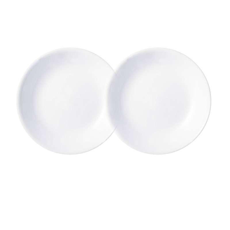 จานซอส Corelle ลาย JUST WHITE สีขาว 2 ชิ้น/C-03-405-N-LP-2 ขนาด 4.75 นิ้ว (12 cm.)-1