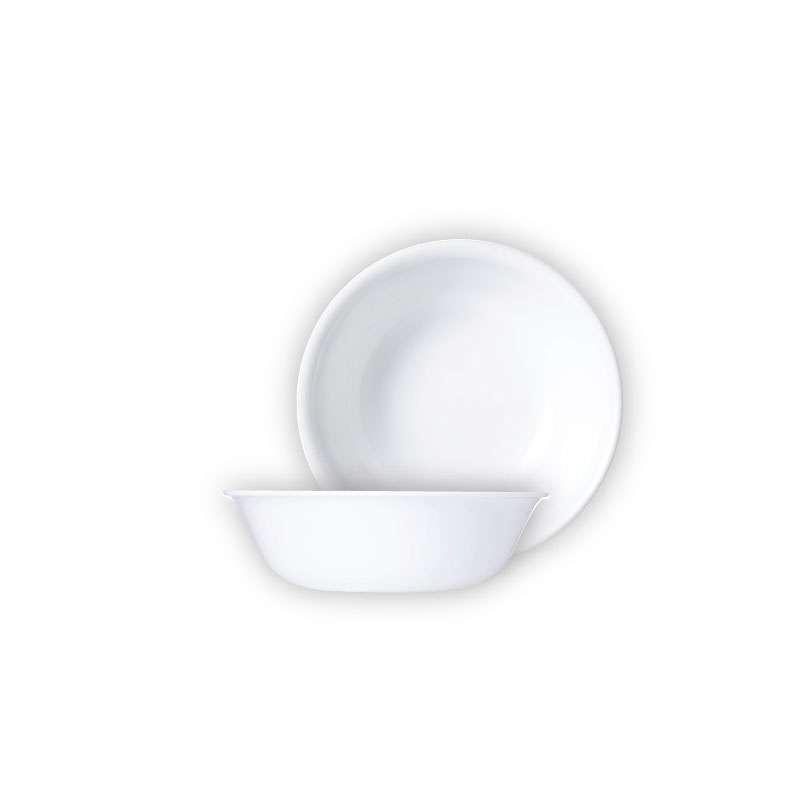 ชามซุป/ซีเรียล Corelle ลาย JUST WHITE สีขาว 2 ชิ้น /C-03-418 N LP-2 ขนาด 500 ml.(15.5 cm.)-1