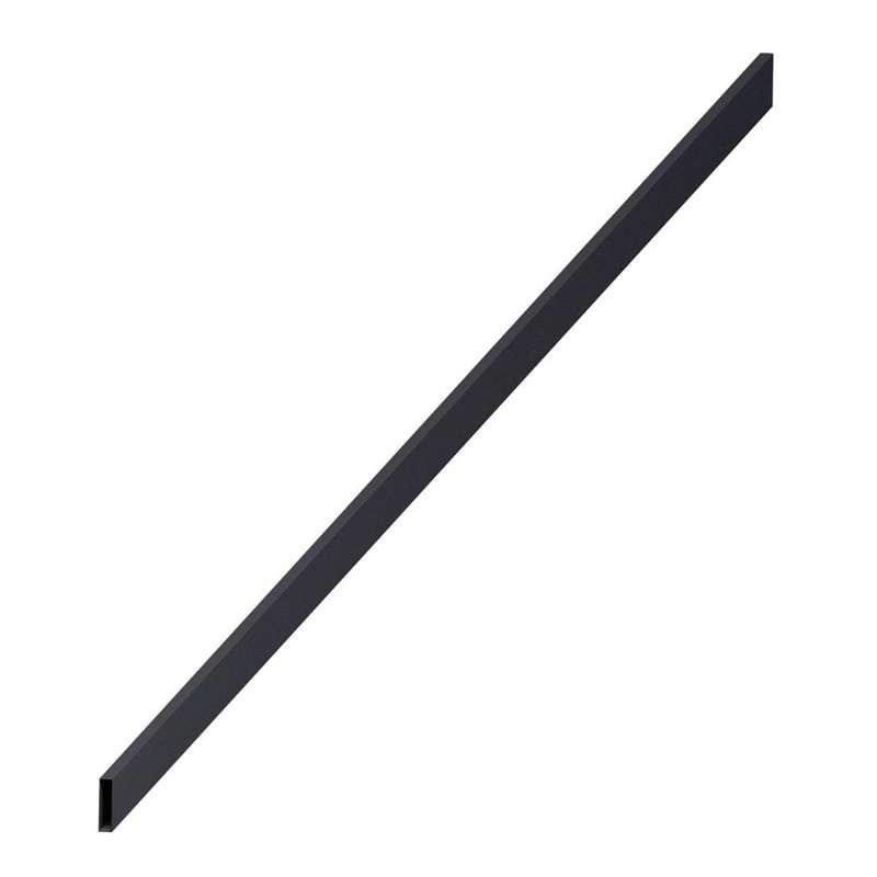 ระแนงอลูมิเนียมตกแต่ง เดการ์ บาย เอสซีจี รุ่น อลู-เอ็กซ์ อลูมิเนียมกล่อง25x100มม 6ม เทาซาฮาราX-1