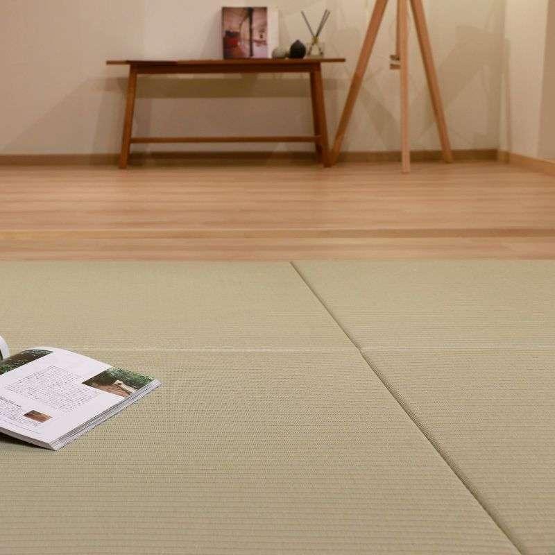 เสื่อทาทามิ Migusa Tatami ขนาด83x83cm  Hikime Leaf Green -1
