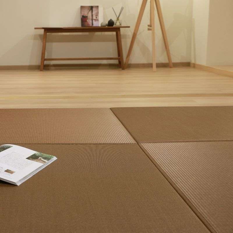 เสื่อทาทามิ Migusa Tatami ขนาด83x83cm  Meseki Dark Brown-1