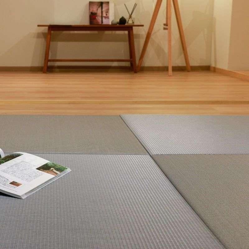 เสื่อทาทามิ Migusa Tatami ขนาด83x83cm  Meseki Gray-1