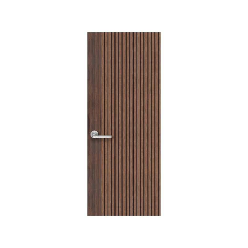 ประตูพอลิสไตรีน-ภายใน LINEDEKOR รุ่น Vertical สีโรสวูด 90X200 ซม. -1