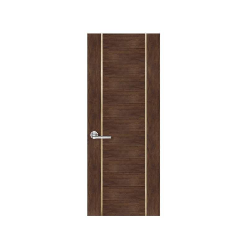 ประตูพอลิสไตรีน-ภายใน LINEDEKOR รุ่น DTD02G สีโอ๊คด้าน 90X200 ซม. -1