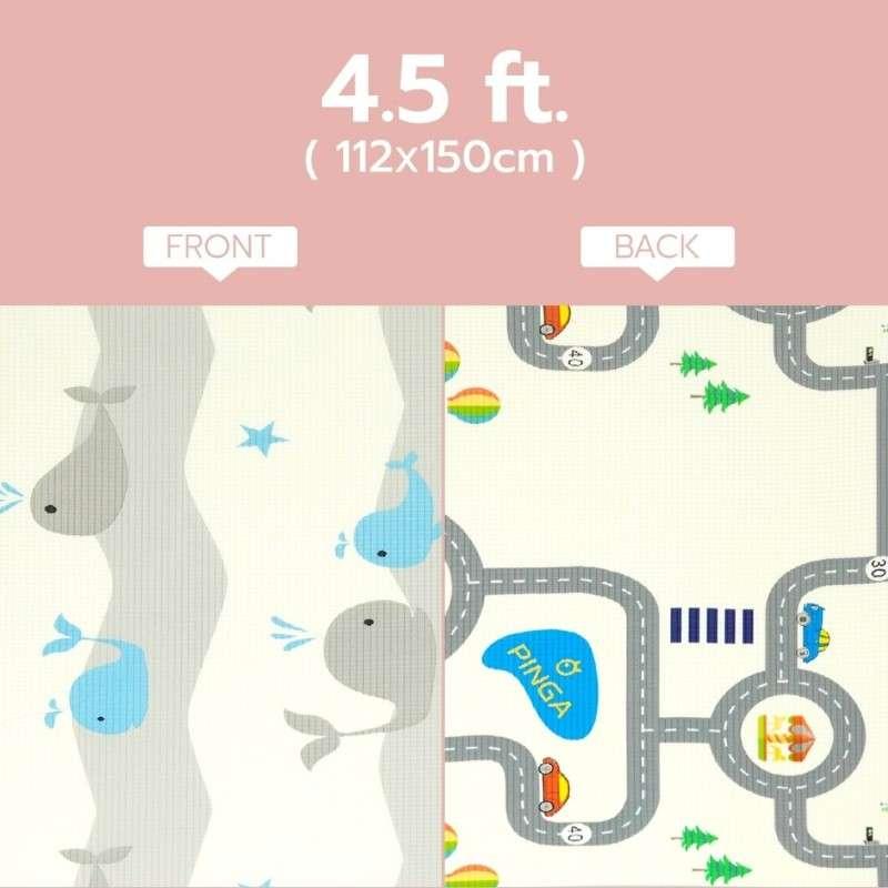 แผ่นรองคลานแบบม้วน Bebeplay XPE รุ่น Rolling Mat หนา 1.5 เซนติเมตร มีกระเป๋าพกพา ขนาด S+/4.5 ฟุต-1