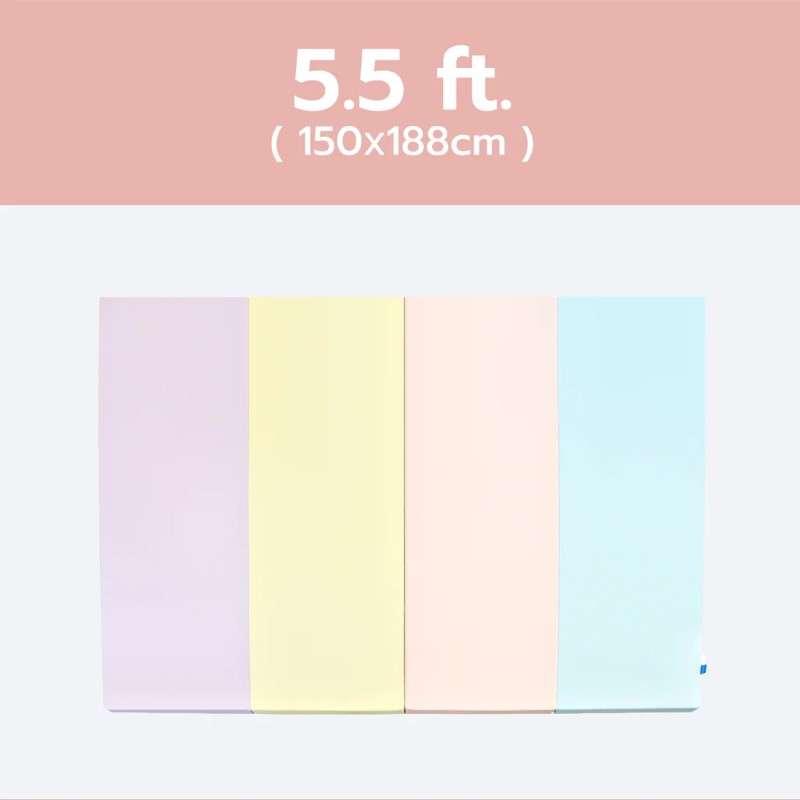 เบาะรองคลาน แบบพับ Bebeplay รุ่น Premium Antibacterial ขนาด M+/5.5 ฟุต สีมาการอง -1