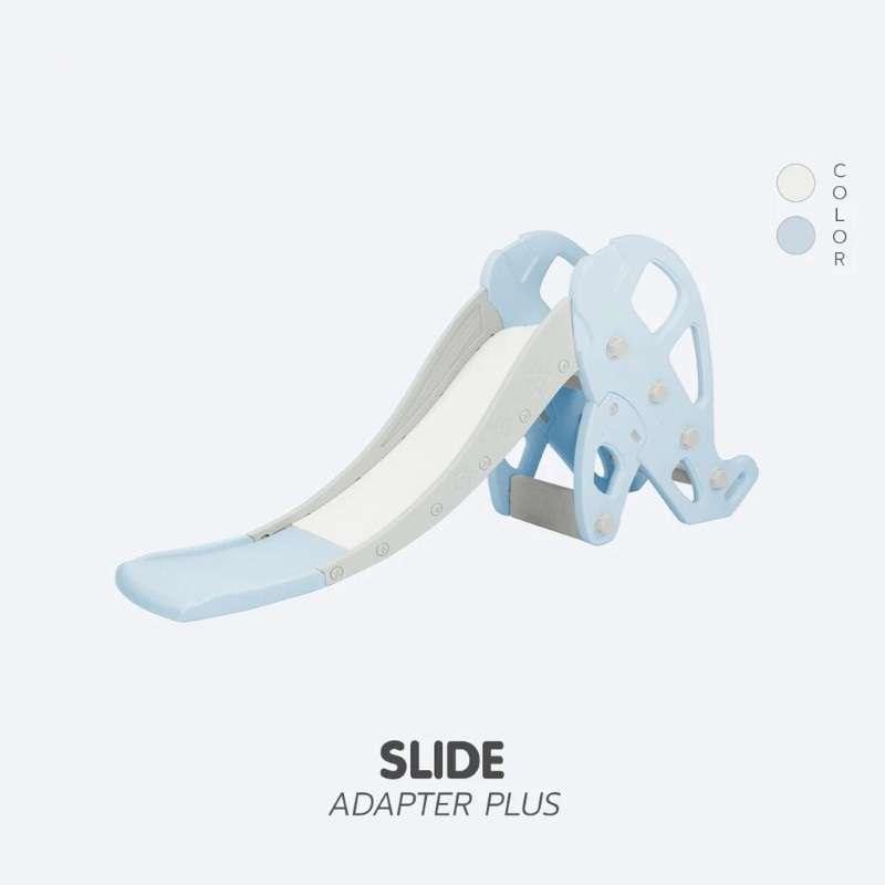 สไลด์เดอร์ (Slider) Bebeplay สำหรับติดตั้งกับคอก รุ่น Hug Bear, Love Cat สีฟ้าเทา-1