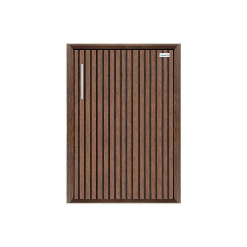 บานซิงค์เดี่ยว(เปิดซ้าย) รุ่น The Line สีโรสวู๊ด -1