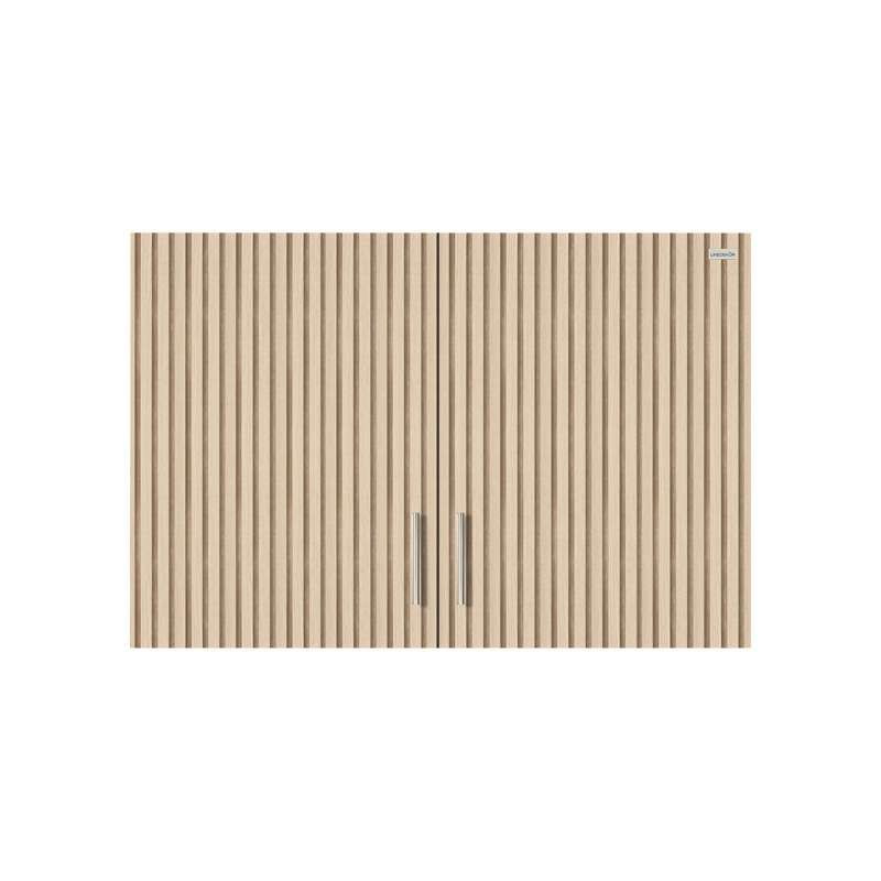 ตู้แขวนบนคู่ รุ่น The Line สีบีช -1