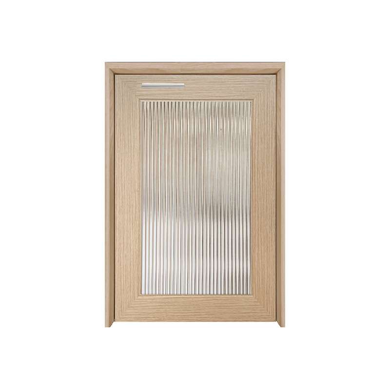 บานซิงค์แก๊สกระจกลอนใส(เปิดซ้าย) รุ่น Mira สีบีชด้าน-1