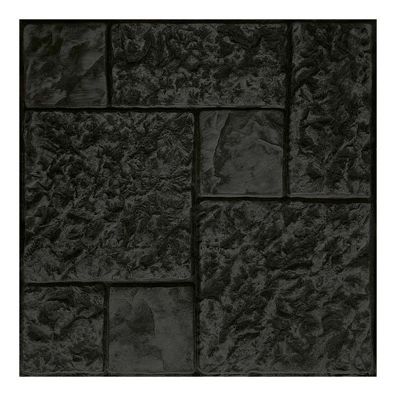 กระเบื้องคอนกรีตปูพื้น เอสซีจี รุ่นแสตมป์ เพฟ ลายปารีส สีดำ ขนาด 40X40X3.5 ซม.-1