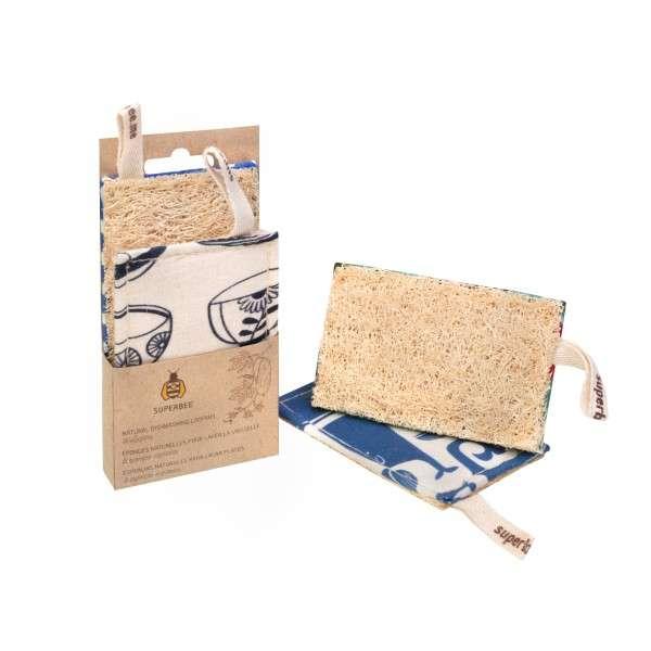 ใยบวบล้างจาน SuperBee (เซ็ท 2 ชิ้น)-1