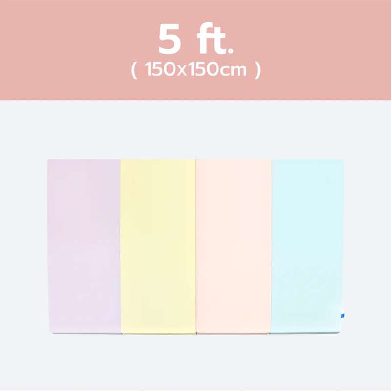 เบาะรองคลาน แบบพับ Bebeplay รุ่น Premium Antibacterial ขนาด M/5 ฟุต สีมาการอง -1