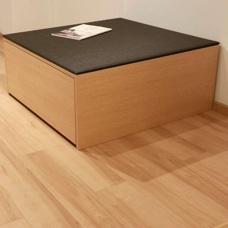 ชุดตั่งลิ้นชักทาทามิเอนกประสงค์ Migusa Tatami Living Corner + Charcoal-1