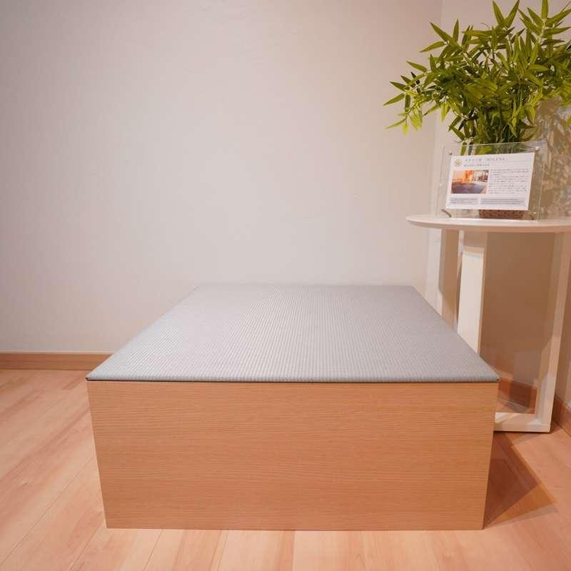 ชุดตั่งทาทามิเอนกประสงค์ Migusa Tatami living corner Natural wood + Gray-1