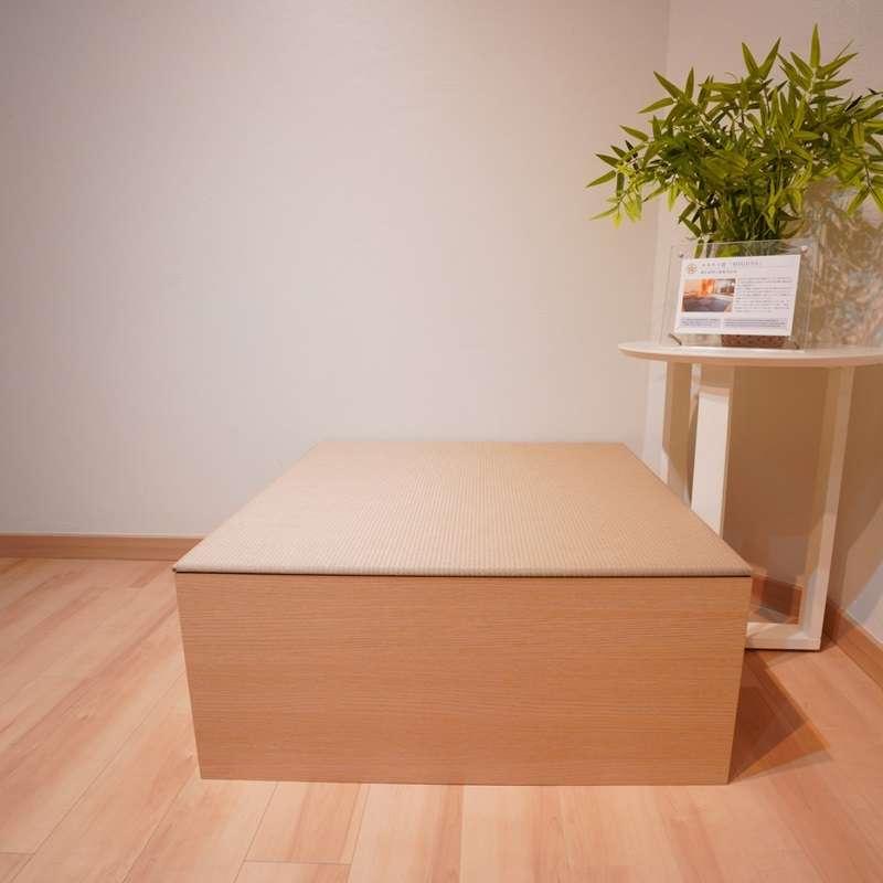 ชุดตั่งทาทามิเอนกประสงค์ Migusa Tatami living corner Natural wood + Mocha beige-1