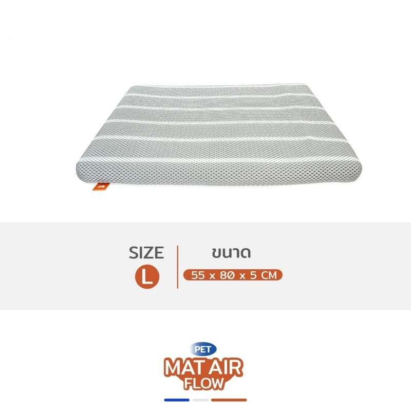 เบาะรองนอนสัตว์เลี้ยง Hosttail รุ่น 3D Mesh Size 55x80 cm สีเทา-1