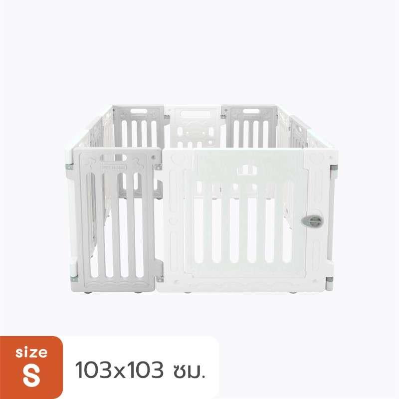 คอกสุนัข Hosttail รุ่น Pethome S เทา ขาว-1