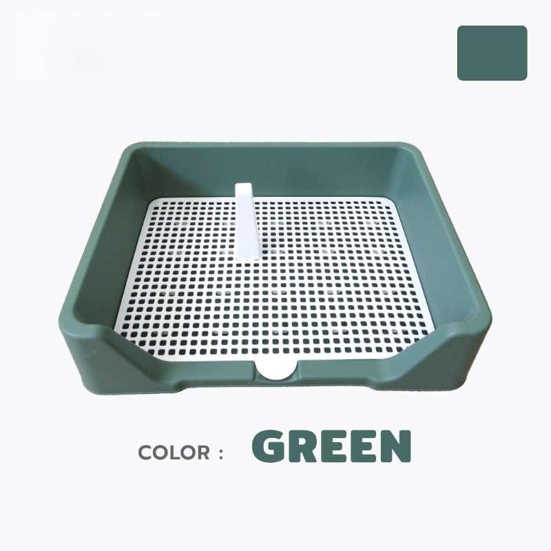 ถาดรองฉี่สุนัข Hosttail สีเขียว-1