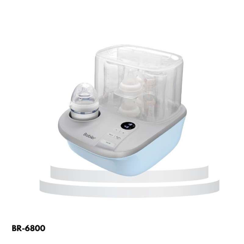 เครื่องนึ่งขวดนมและอบแห้ง 4 โหมด Babier รุ่น BR-6800 [ช่องอุ่นนมแบบตั้งอุณหภูมิ]-1