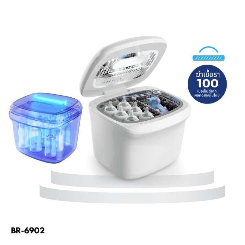 เครื่องอบ UVC และอบแห้ง 4 โหมด Babier รุ่น BR-6902 [แบบพิเศษ Tempered Glass]-1