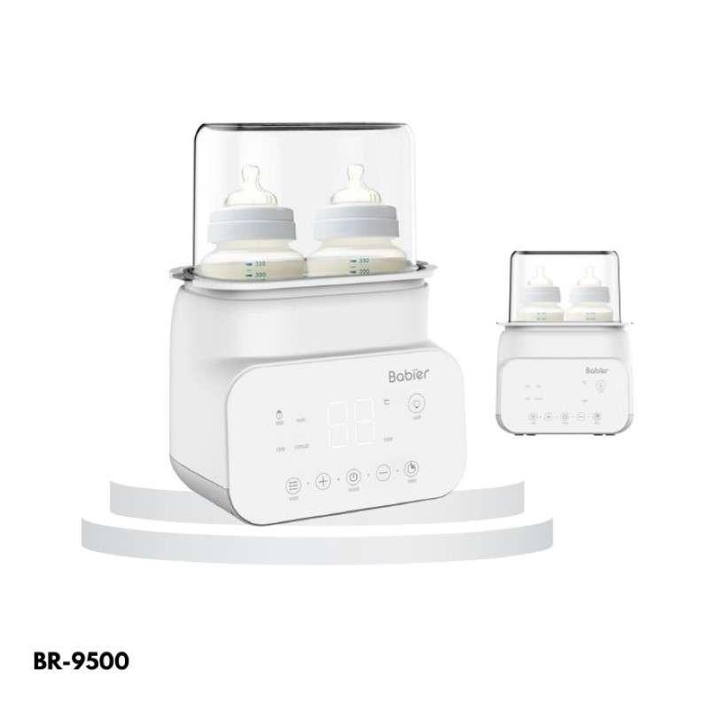 เครื่องอุ่นนมและนึ่งฆ่าเชื้อ 6 โหมด Babier รุ่น BR-9500 [2 ขวด]-1