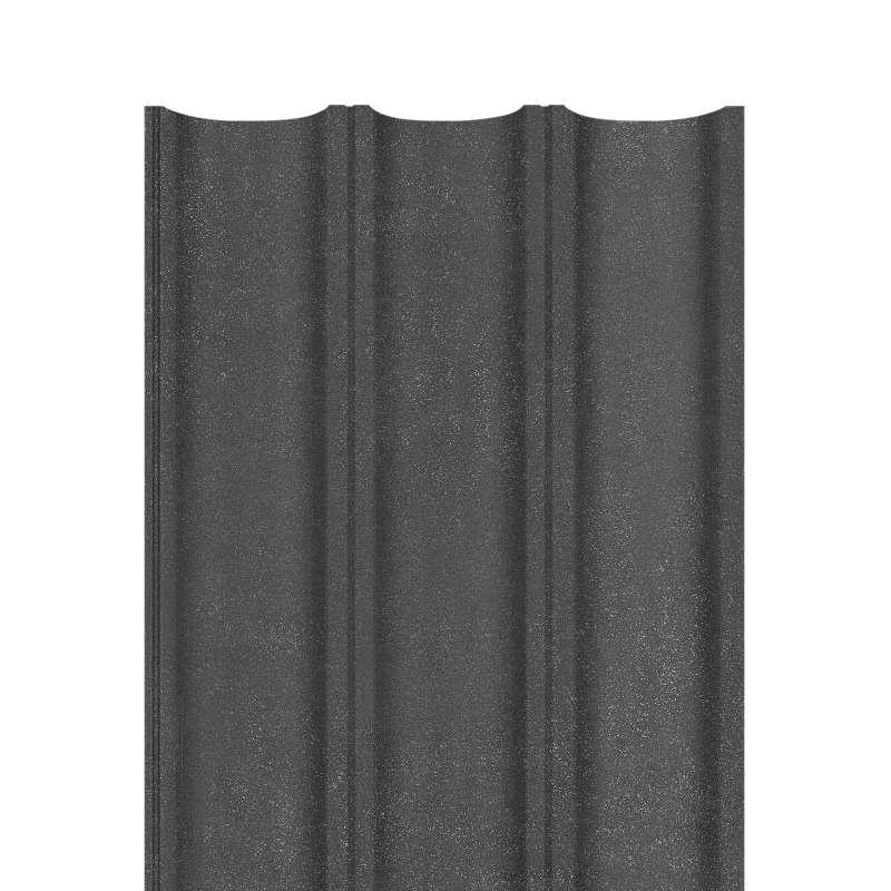 ผนังตกแต่ง เอสซีจี รุ่นโมดิช-ยู สโตนโค้ท ซีรีย์ สีดาร์คเกรย์ ขนาด 25.5x300x3.9 ซม.-1